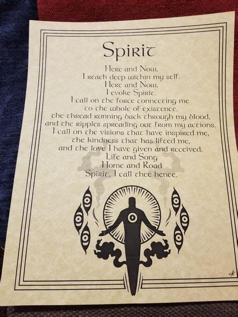 Spirit infused spell